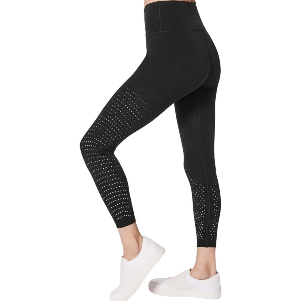 Lululemon Reveal 7/8 Tight Vortex 25" Seamless Medium Rise Mesh Pocket Black 4